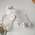 50Pcs Porcelain Flower Wedding Bridal Tiara Hairband