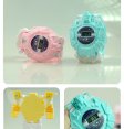 Colorful Cartoon Plastic Robot Toy Boys Watches