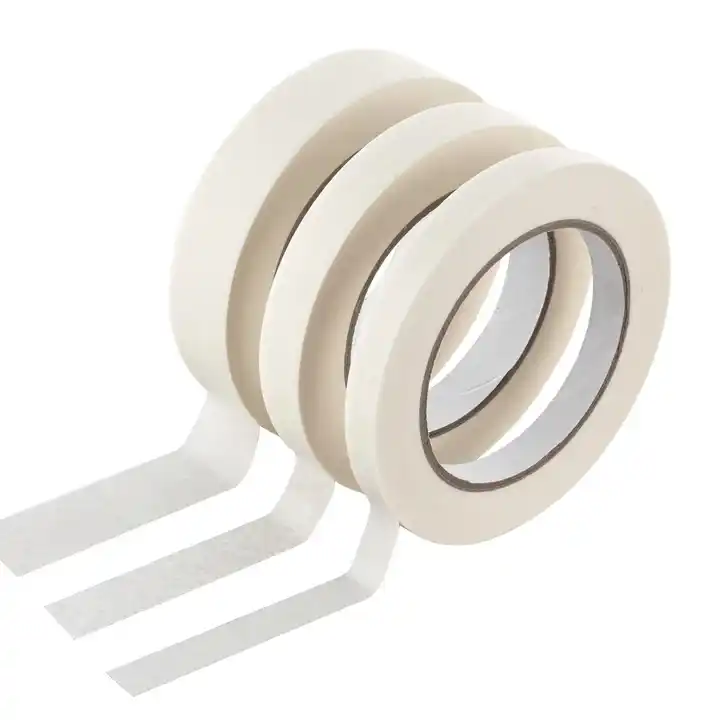 White Masking Tape General Purpose Beige White Painters Tape for Home Office School Stationery DIY Arts Crafts Labeling 100pc